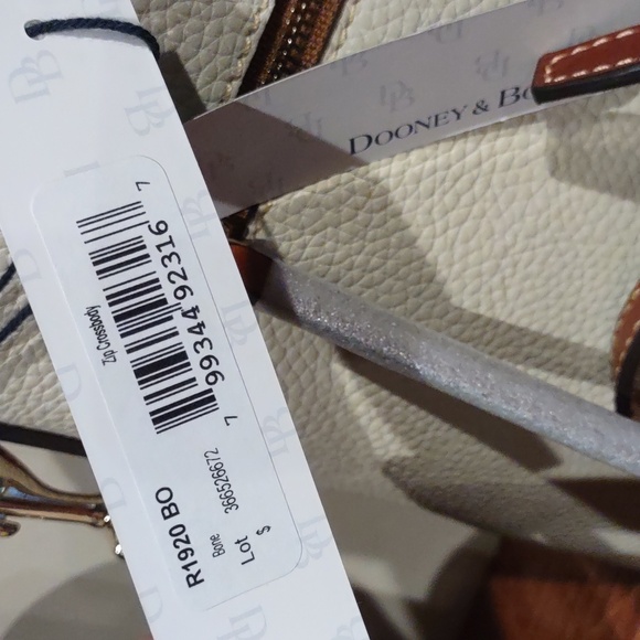 Dooney & Bourke Leather Crossbody Bag Purse - Picture 6 of 8